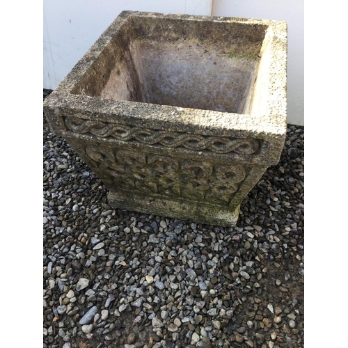 85 - PAIR OF GARDEN PLANTERS
H 10