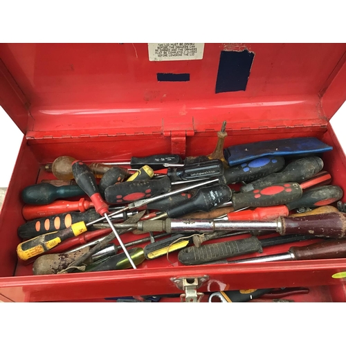 183 - TABLE TOP 4 DRAWER TOOL BOX INCLUDING TOOLS