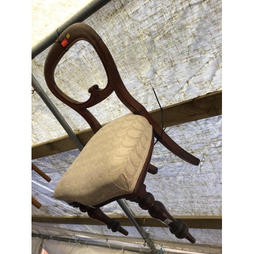 221 - VICT MAHOGANY DINING CHAIR