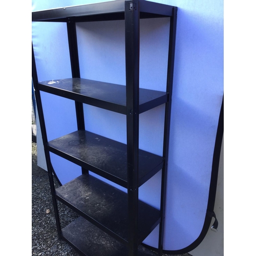 242 - METAL WORKSHOP SHELVES
W 28