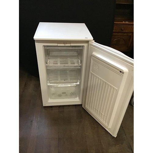 395 - ZANUSSI FLOOR STANDING FREEZER WITH 3 DRAWERS