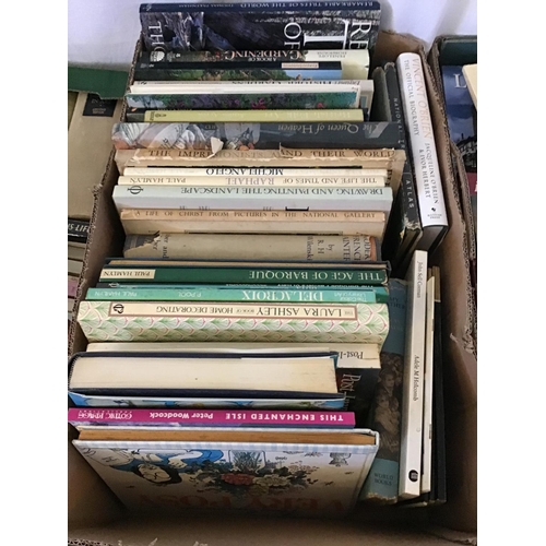 256 - 9 BOXES OF VARIOUS BOOKS AND ORDINANCE SURVEY MAPS