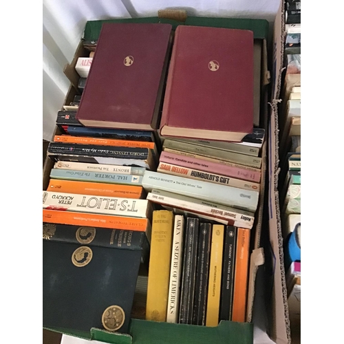 256 - 9 BOXES OF VARIOUS BOOKS AND ORDINANCE SURVEY MAPS