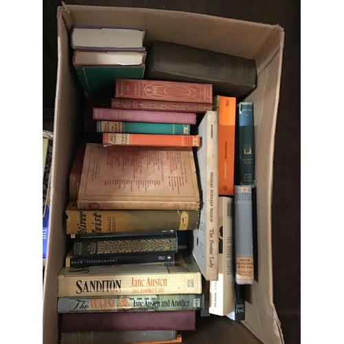 256 - 9 BOXES OF VARIOUS BOOKS AND ORDINANCE SURVEY MAPS