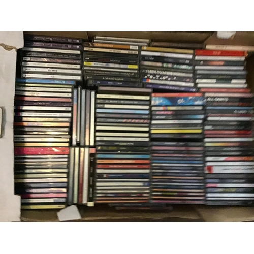 381 - 3 BOXES OF CD'S AND 6 BOXES OF DVD'S