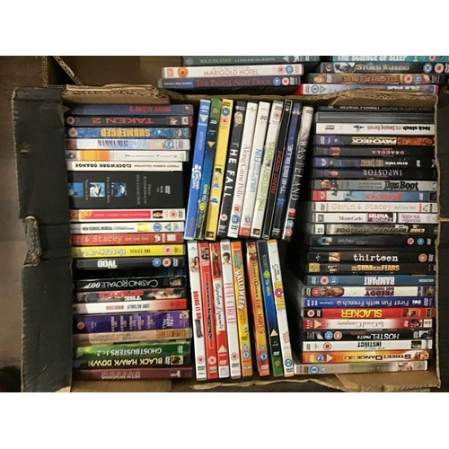 381 - 3 BOXES OF CD'S AND 6 BOXES OF DVD'S