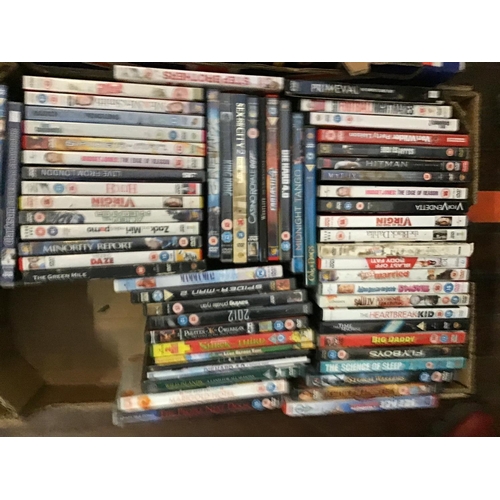 381 - 3 BOXES OF CD'S AND 6 BOXES OF DVD'S