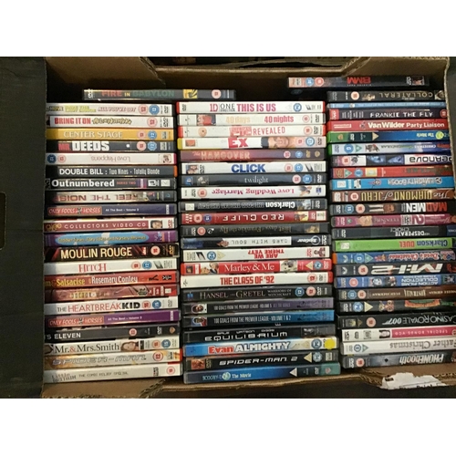 381 - 3 BOXES OF CD'S AND 6 BOXES OF DVD'S