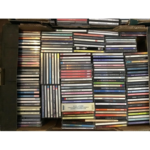 381 - 3 BOXES OF CD'S AND 6 BOXES OF DVD'S