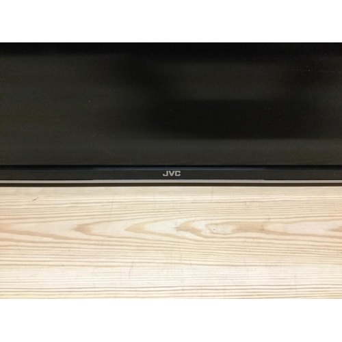 527 - JVC 40” FLAT SCREEN TV W/O( NO REMOTE)