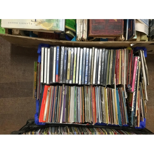 537 - 9 BOXES OF BOOKS AND CD'S