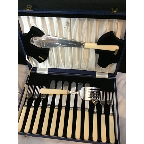 375 - QTY OF PLATED WARE AND CUTLERY