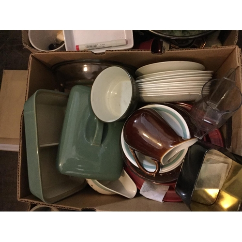 561 - 4 BOXES OF CHINA POTTERY ETC