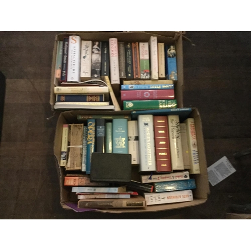 567 - 9 BOXES OF BOOKS CD'S ETC