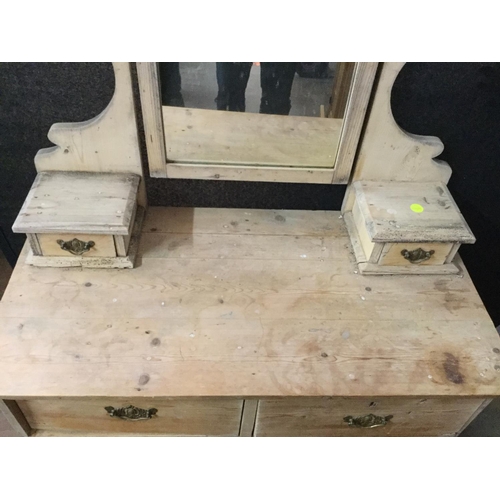 578 - STRIPPED PINE DRESSING TABLE A/F