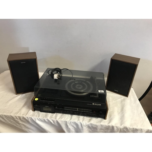 463 - **** WITHDRAWN******VINTAGE WALTHAM STEREO SYSTEM COMPLETE WITH SPEAKERS