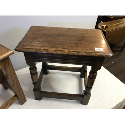 468 - 2 OAK LAMP TABLES