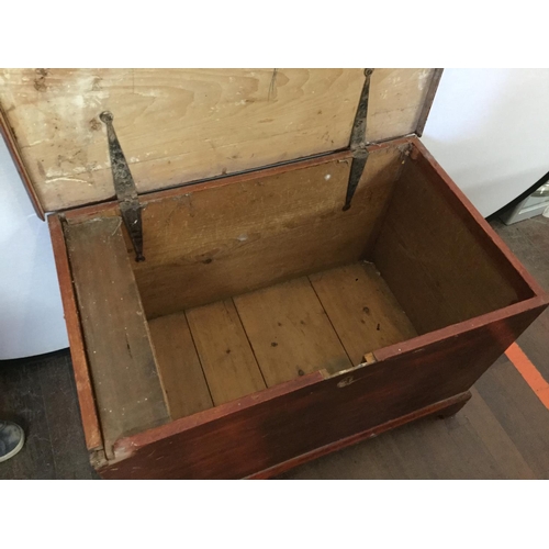 516 - PINE BLANKET BOX (NO LOCK)
L 32