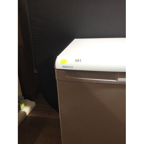 591 - BEKO UPRIGHT  FRIDGE
H 33