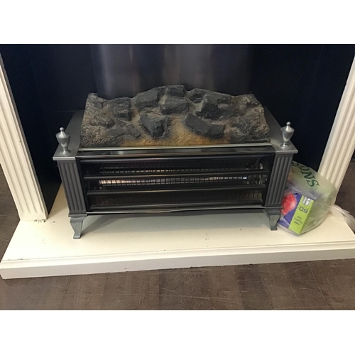 594 - ELECTRIC COAL EFFECT FIRE IN SURROUND W/O