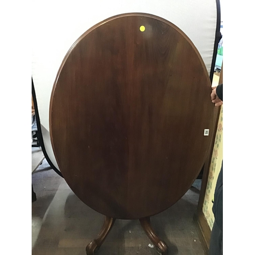 598 - VICTORIAN  MAHOGANY  TILT TOP BREAKFAST TABLE
L 50