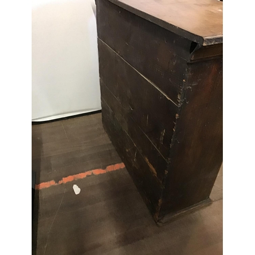 617 - EARLY OAK 2 DOOR WALL CUPBOARD
W 40