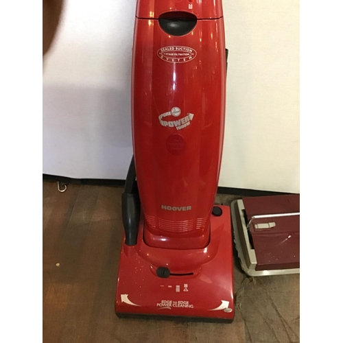 645 - UPRIGHT HOOVER AND CARPET SWEEPER