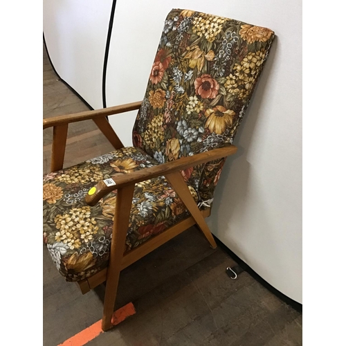 648 - VINTAGE FIRESIDE CHAIR