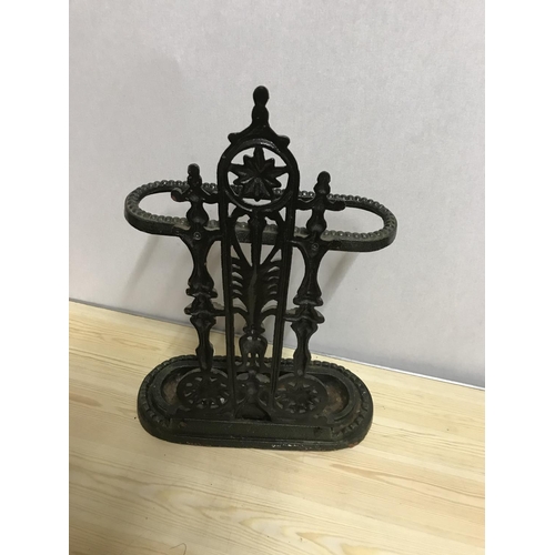 671 - CAST IRON STICK STAND
H 21