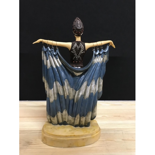 753 - REPRODUCTION ART DECO LADY STATUE