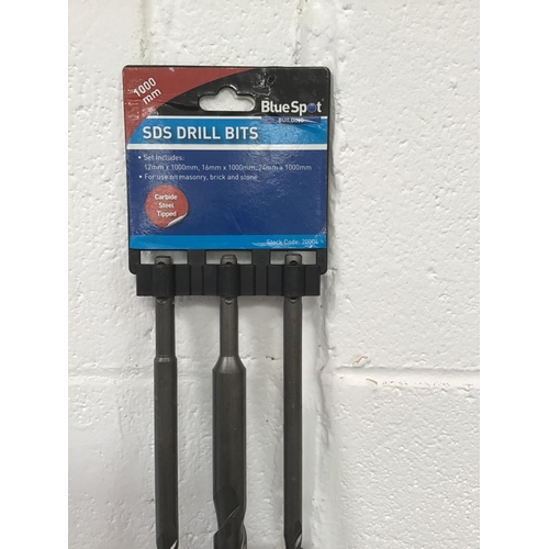 14 - SET OF NEW 1000MM SDS DRILL BITS & SET OF 450MM SDS DRILL BITS