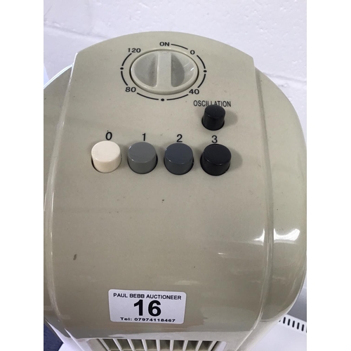 16 - ELECTRIC SLIMLINE RADIATOR & ELECTRIC IGENIX OSCILATING FAN