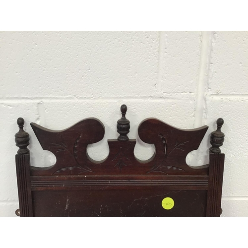 2 - EDWARDIAN MAHOGANY OVERMANTLE MIRROR - 37