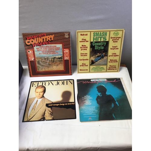 35 - QTY OF LP RECORDS & VINTAGE SINGLES