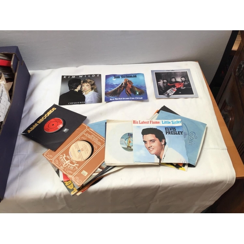 35 - QTY OF LP RECORDS & VINTAGE SINGLES