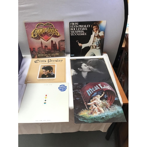 35 - QTY OF LP RECORDS & VINTAGE SINGLES