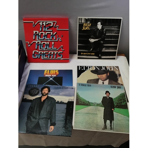 35 - QTY OF LP RECORDS & VINTAGE SINGLES