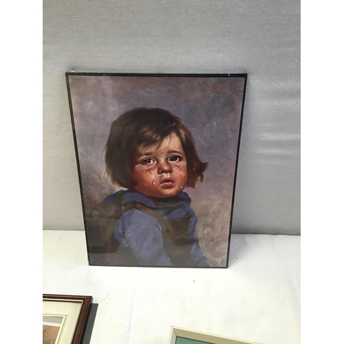 36 - QTY OF PICTURES & PRINTS TO INCLUDE OILS ON CANVAS