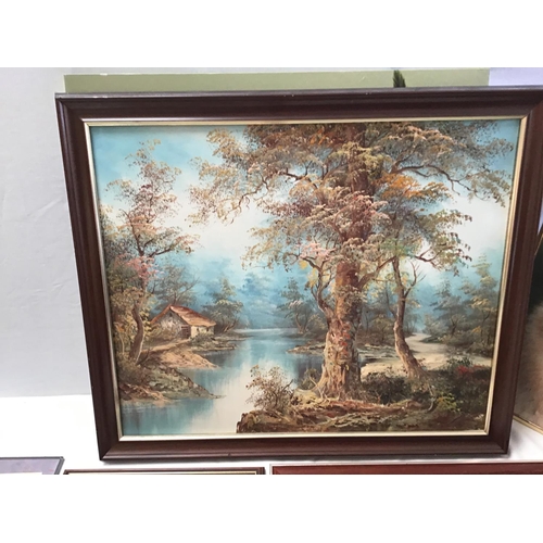 36 - QTY OF PICTURES & PRINTS TO INCLUDE OILS ON CANVAS