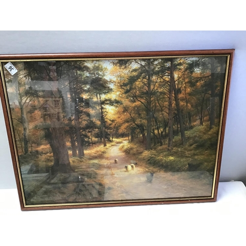 36 - QTY OF PICTURES & PRINTS TO INCLUDE OILS ON CANVAS