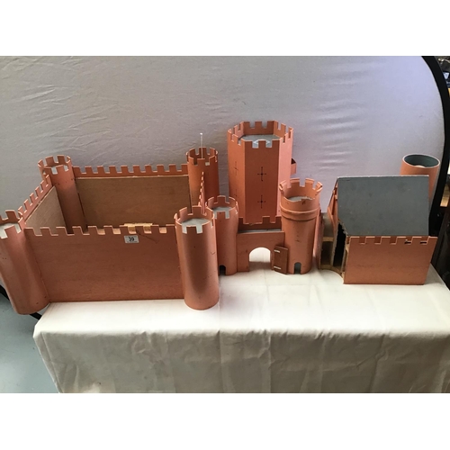 39 - 2 WOODEN MODEL FORTS