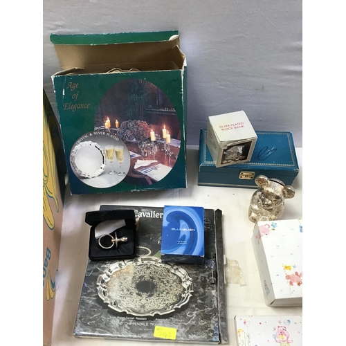 43 - 2 BOXES AND BASKET OF ODDS - CHINA ETEC