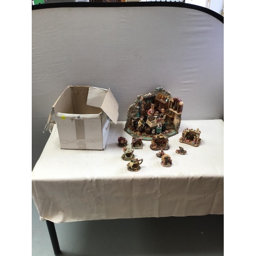 45 - BOX OF ORNAMENTS