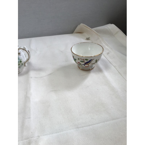 57 - QTY OF AYNSLEY ITEMS TO INCLUDE - BOXED SET OF 6 CUPS & SAUCERS ETC