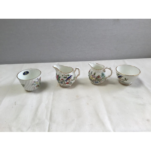 57 - QTY OF AYNSLEY ITEMS TO INCLUDE - BOXED SET OF 6 CUPS & SAUCERS ETC