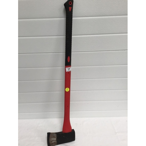 17 - PLASTIC HANDLED AXE