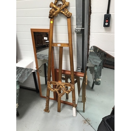 19 - QTY OF MIRRORS, DECORATIVE EASEL A/F , HANGING WALL PICTURE ETC