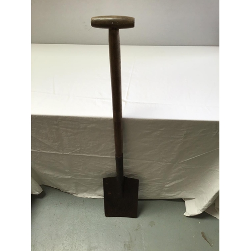 22 - VINTAGE HAY FORK AND SPADE