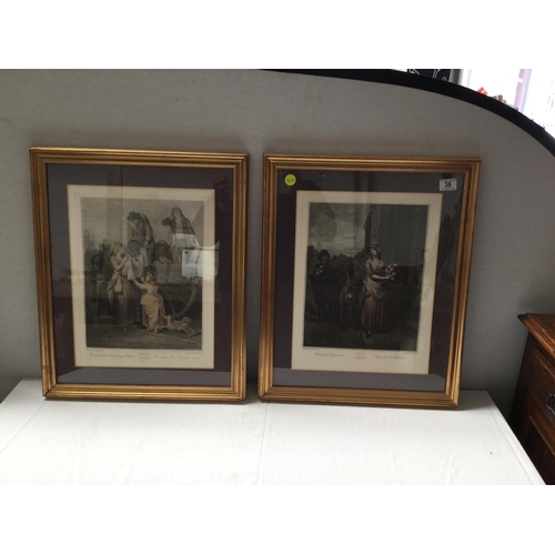 36 - 2 CRIES OF LONDON PRINTS - 19