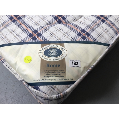 183 - 4FT 6 DIVAN BED